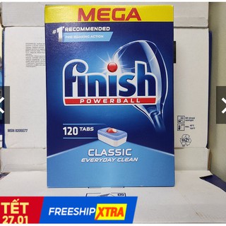 Hộp 120 viên rửa bát Finish Classic