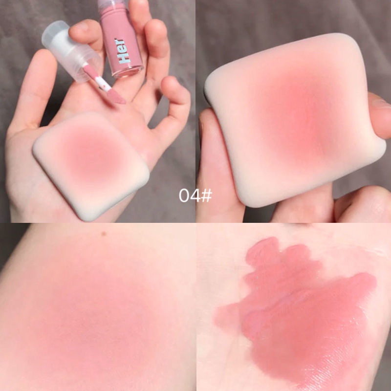 Phấn má hồng dạng lỏng màu xanh mặt trời đỏ tím sữa độc đáo MM