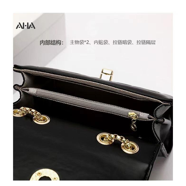 Túi đeo chéo AHA official phối dây xích thiết kế cao cấp thời trang dành cho nữ