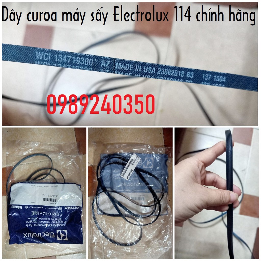 [Mã ELHADEV giảm 4% đơn 300K] Dây curoa máy sấy Electrolux EDV 114 chính hãng