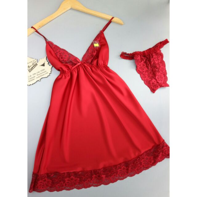 Đầm ngủ lụa satin