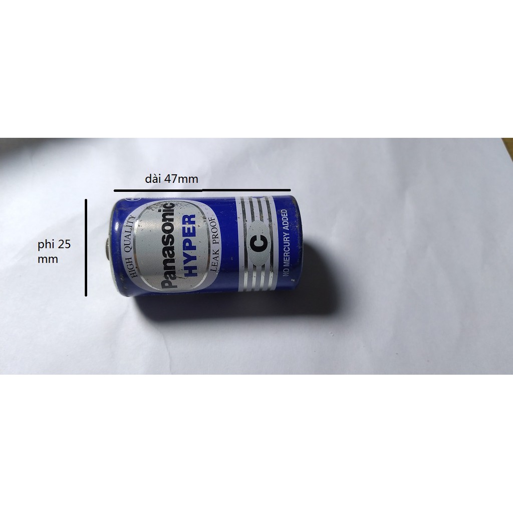 PIN TRUNG PANASONIC D - P09- một quả