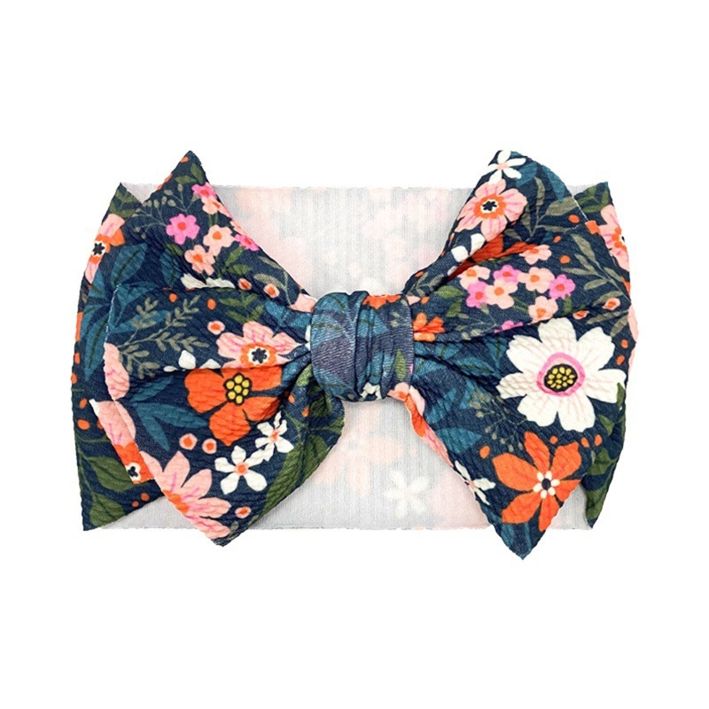 Băng Đô Nơ Co Giãn Xinh Xắn Dành Cho Bé Gái