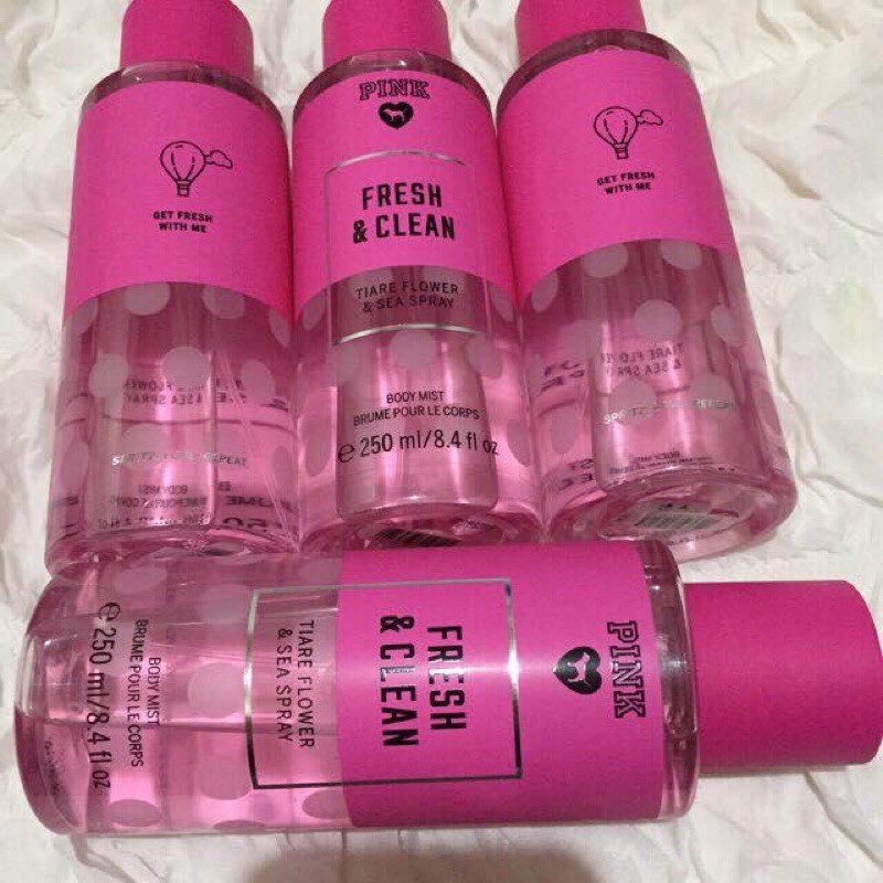 Xịt Thơm Toàn Thân Victoria's Secret PINK Beach Flower& fresh ,clean 250ml | BigBuy360 - bigbuy360.vn