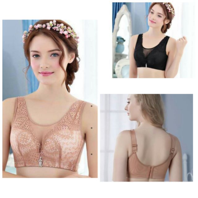 Áo lót big size 198 ren lưới bản to 4 móc cài ko gọng đệm mỏng cho người ngực to. | BigBuy360 - bigbuy360.vn