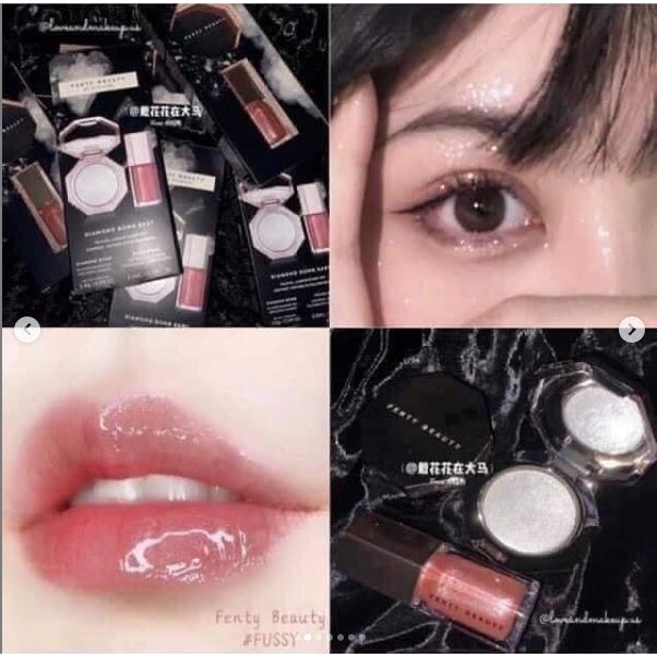 FENTY BEAUTY BY RIHANNA ✨ set son DIAMOND BOMB BABY MINI FACE AND LIP SET. | BigBuy360 - bigbuy360.vn