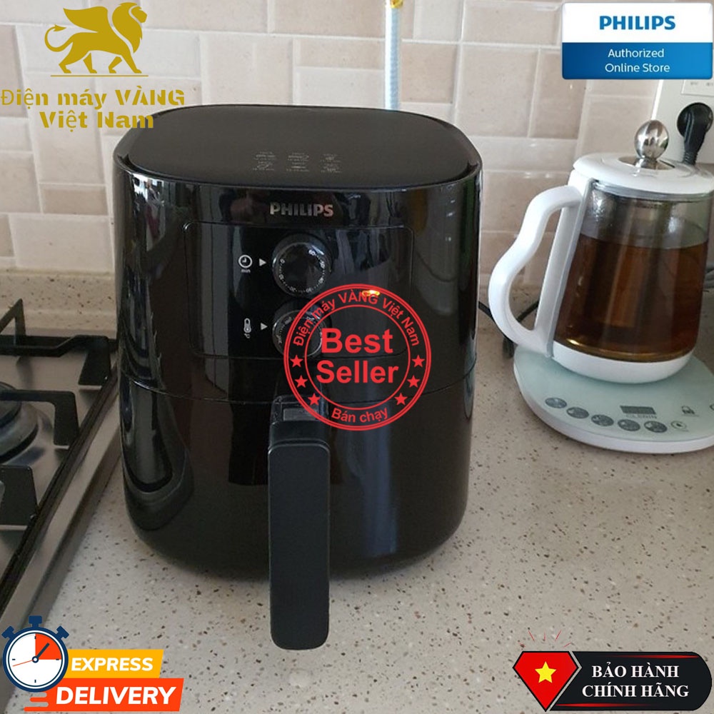 Nồi chiên không dầu thế hệ mới Philips HD9200 - Essential Airfryer HD9200/90