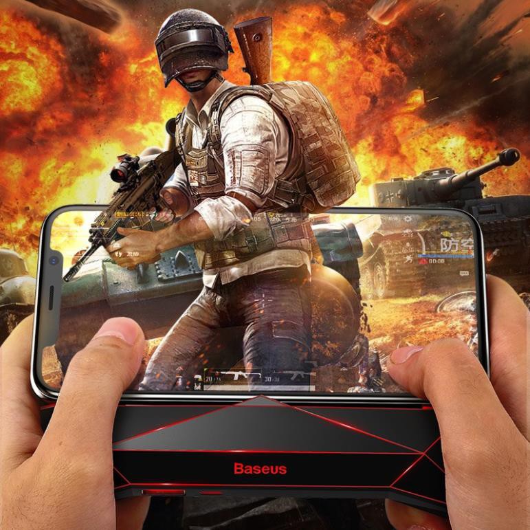 Tay cầm chơi game Baseus Magic Monster tản nhiệt, kèm pin sạc 2000mah cho điện thoại , Samsung, iPhone , Xiaomi , Huawei