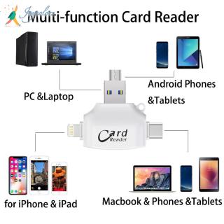 Đầu Đọc Thẻ Nhớ 4 Trong 1