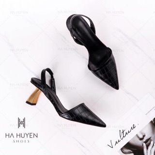 Giày cao gót zara da rắn 7p fullbox