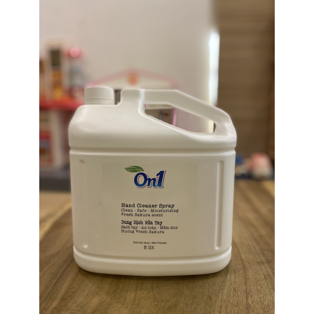 HOẢ TỐC GIAO NHANH SIÊU RẺ 🚚 Dung Dịch Rửa Tay Khô On1 5 Lít cồn sát khuẩn - dạng lỏng phun sương xịt khuẩn Can 5l