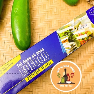 Túi zip bảo quản thực phẩm hiệu eufood zipper bag