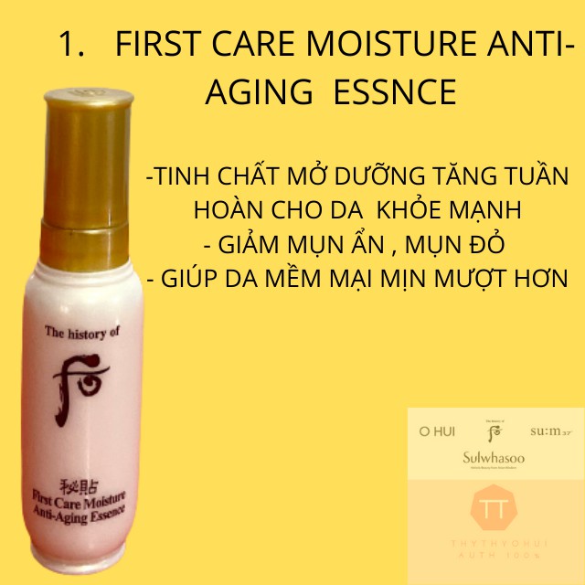 (Bộ Dưỡng Da Tái Tạo )The History Of Whoo Bichup Mini Size 3 Món Sản Phẩm Dưỡng Da Sáng Khỏe