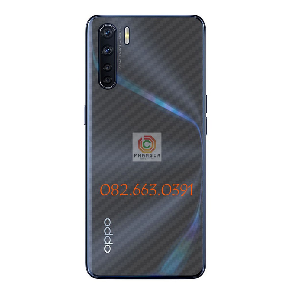 Miếng dán mặt lưng skin carbon Oppo A91