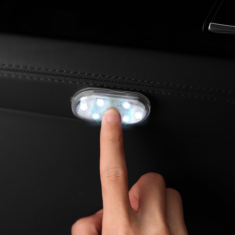 SEAMETAL Đèn LED Không Dây Sạc USB Gắn Trần Xe Hơi Tiện Dụng