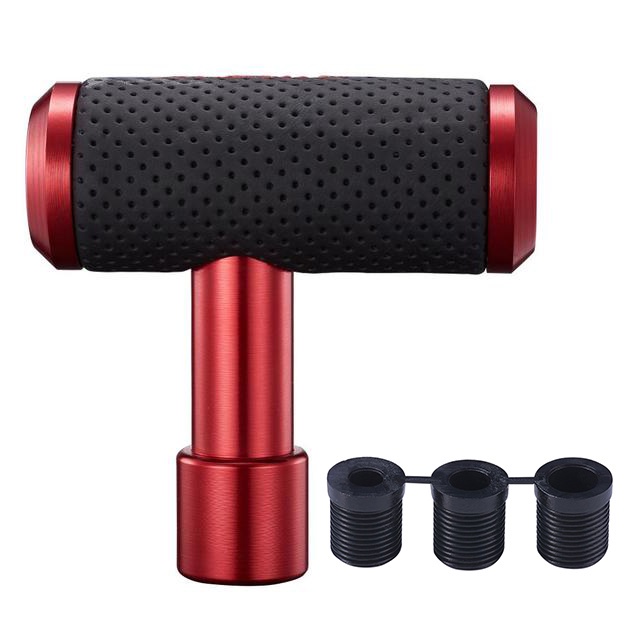 Momo Núm Gạt Cần Số Bằng Da Hình Chữ T Thông Dụng Cho Xe Hơi