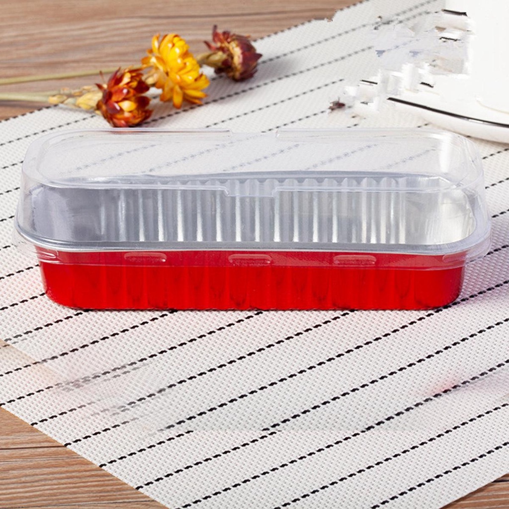 IVORY Hộp Giấy Gói Bánh Hình Chữ Nhật Chịu Nhiệt Dùng Một Lần Dung Tích 200ml