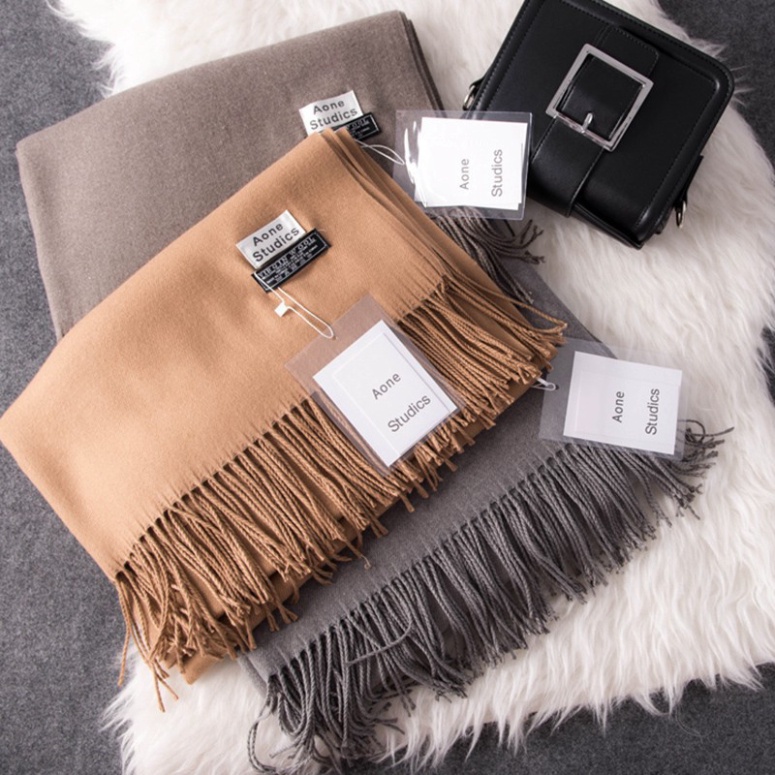 [Hoàn 50K Xu] Khăn Choàng Cổ Nữ ACNE Studios len dày cao cấp✨🎈