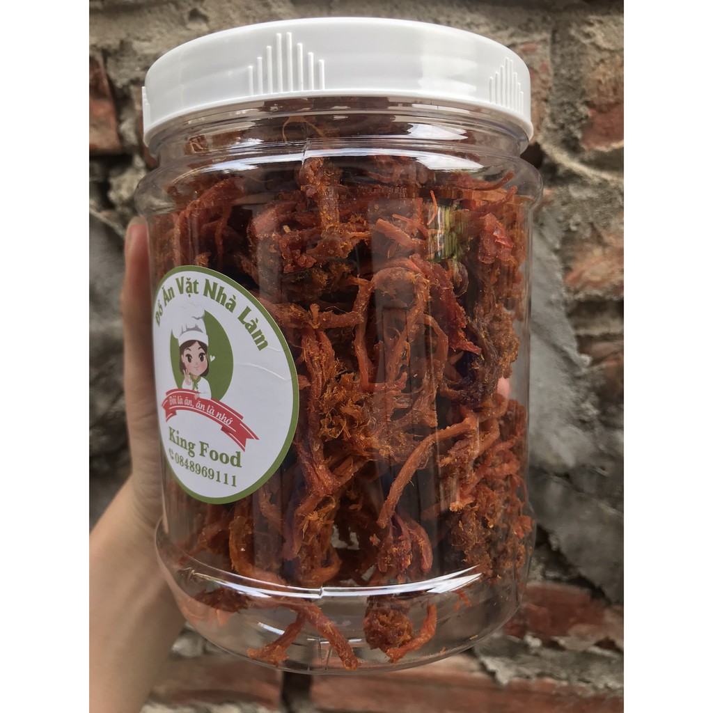 300gr bò khô xé sợi| KingFood - Thế Giới Đồ Ăn Vặt - Đồ Ăn Vặt Hà Nội
