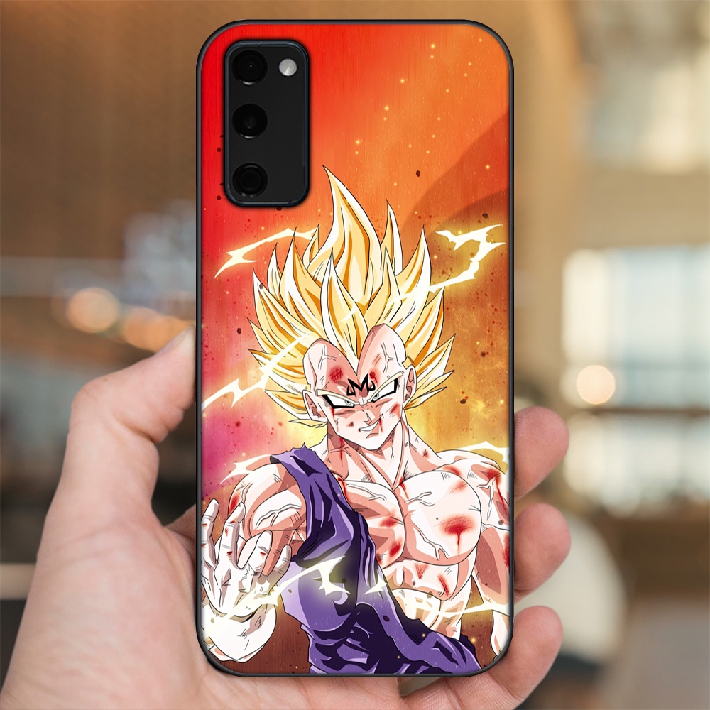 Ốp lưng Samsung S20 FE viền đen in hình Vegeta Dragon Ball