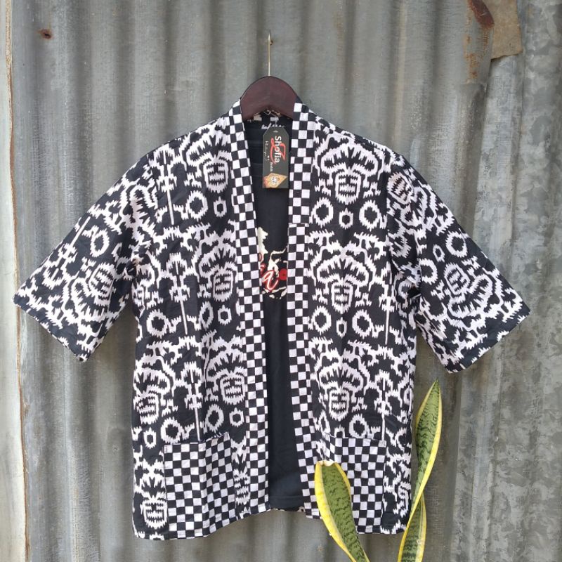 Áo Khoác Kimono Ngắn Tay Form Rộng Phong Cách Kimono Cho Nam Nữ