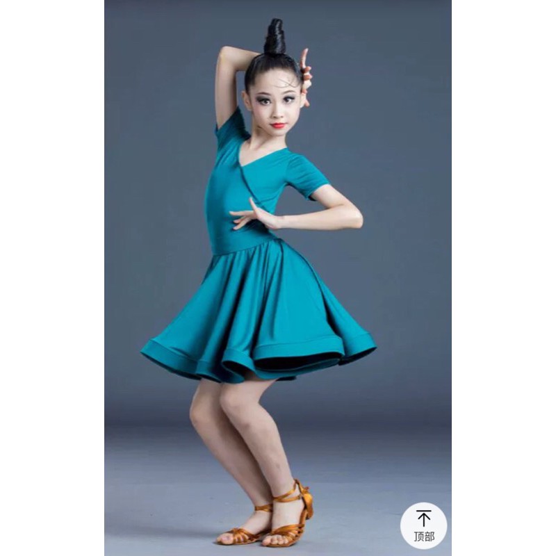 Đầm khiêu vũ latin bé gái