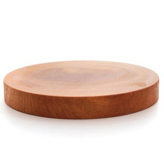 [HÀNG MỚI VỀ] Thớt gỗ cây tự nhiên tròn dày - 25cm không lên dầm, gỗ me sừn già tự gia công