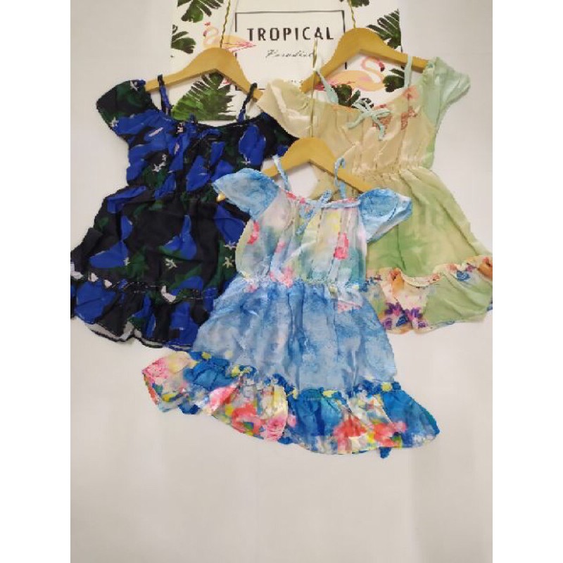 Váy lụa 3D cho bé gái 8-22kg