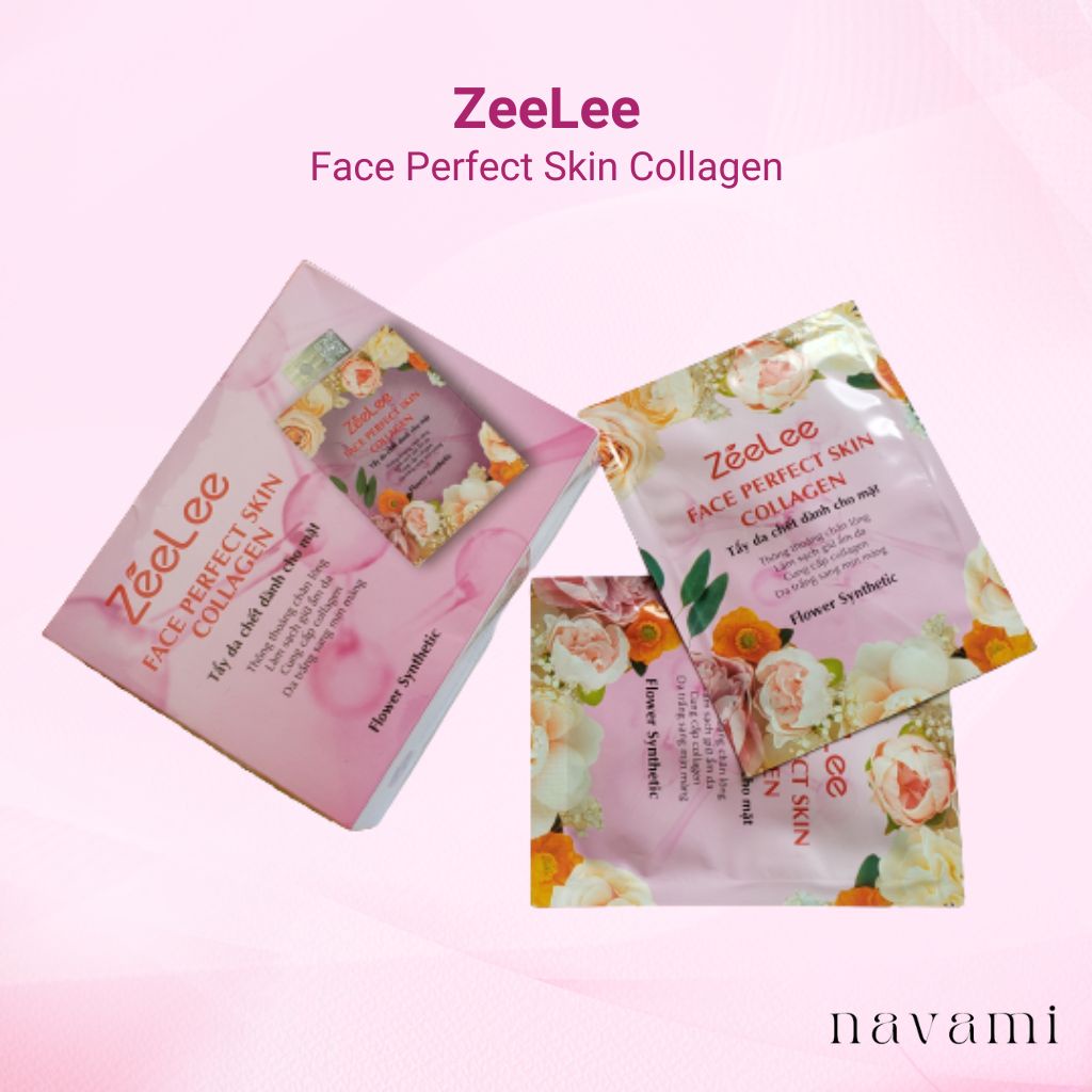Tẩy da chết mặt ZeeLee Face Perfect Skin Collagen gói 30ml (ngẫu nhiên màu)