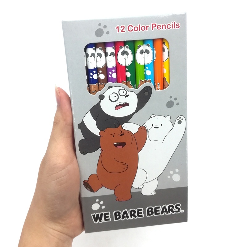 Chì Màu Dài We Bare Bears 218 (Mẫu Màu Giao Ngẫu Nhiên)