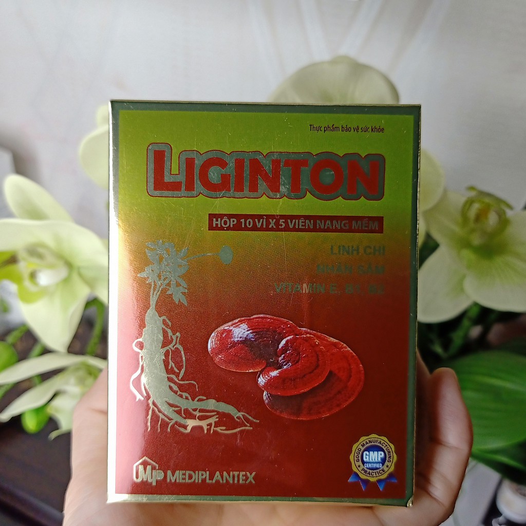 Viên uống bồi bổ sức khỏe LIGINTON  nhân sâm, linh chi, sữa ong chúa, vitamin E, sắt, đa vitamin tăng cường sức khỏe