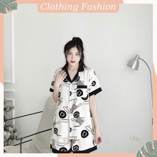 Đồ ngủ nữ pijama lụa mango, bộ nữ, mặc nhà ngắn tay tiểu thư, sang chảnh
