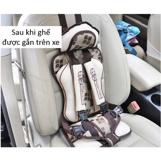 Ghế ngồi phụ đa năng trên xe hơi, ô tô bảo vệ an toàn cho bé