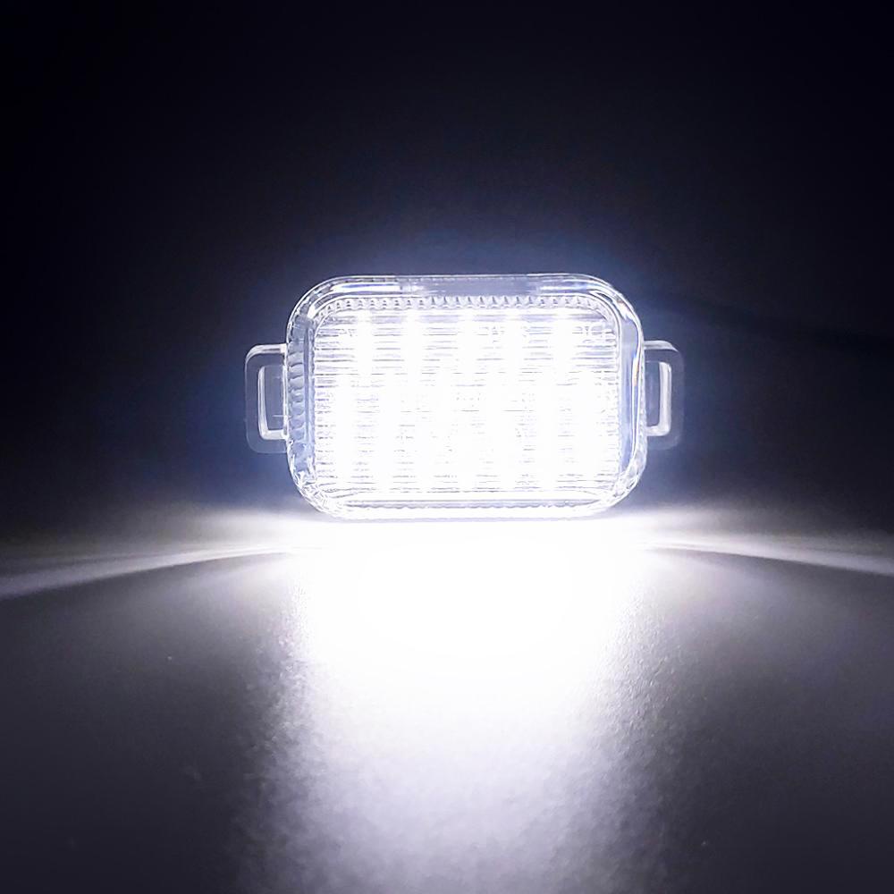 Set 2 Đèn LED Ánh Sáng Trắng Gắn Biển Số Xe Ô Tô Mazda A / T  2014-2020 For Mazda 3 Hatchback 2014-2018