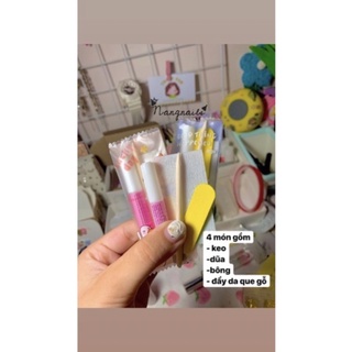 5 Combo Keo dũa mini dán móng nails box - Kit Nails Box Thiết Kế