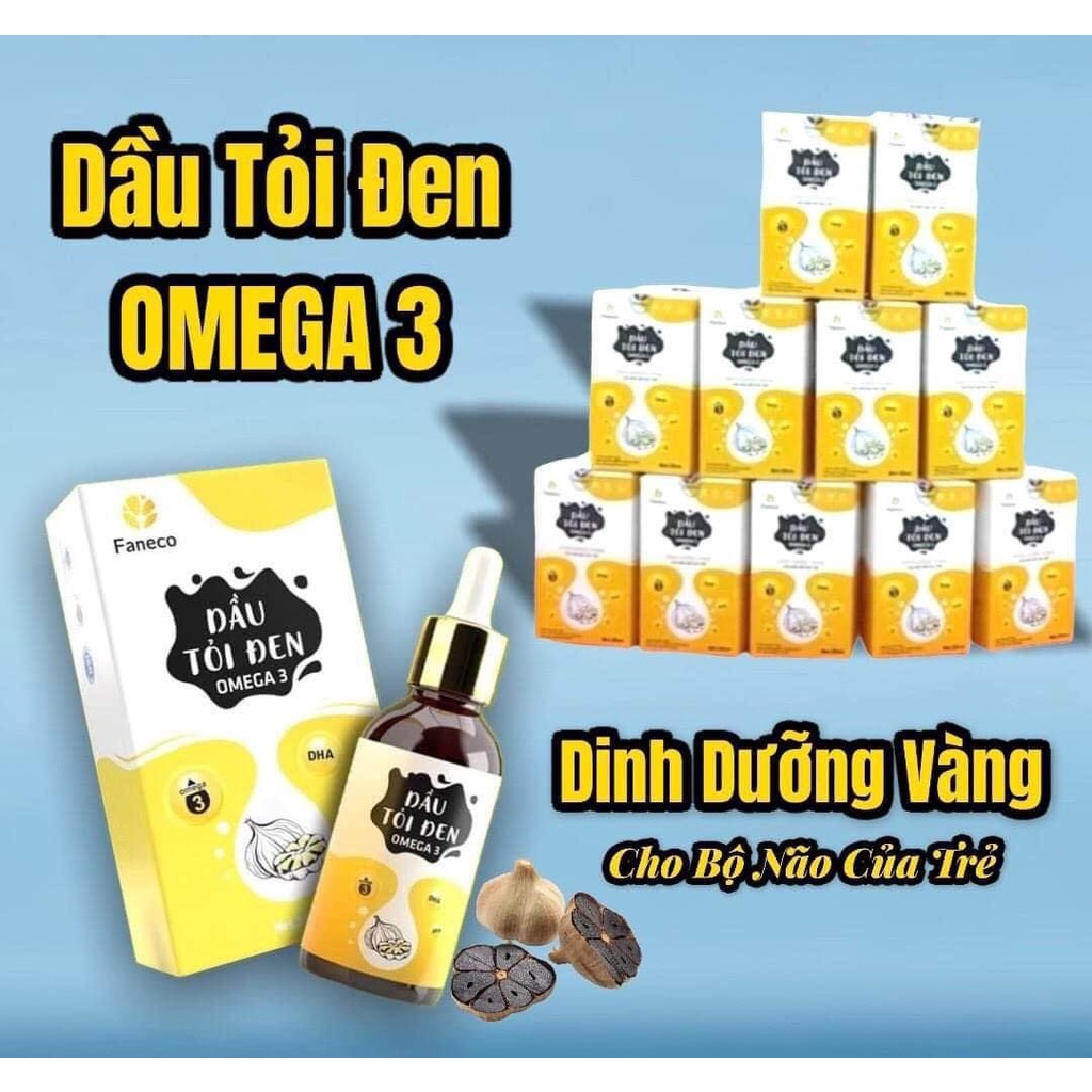 Dầu Tỏi Đen Omega 3 Chính Hãng | Giúp Tăng Đề Kháng Bổ Sung Dinh Dưỡng Não Bộ Cho Trẻ | DAUTOIDENOMEGA3