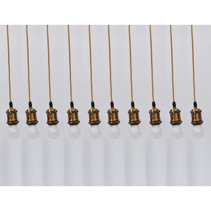 Bộ 10 dây đèn thả cổ điển bóng đèn Led búp trang trí 5w
