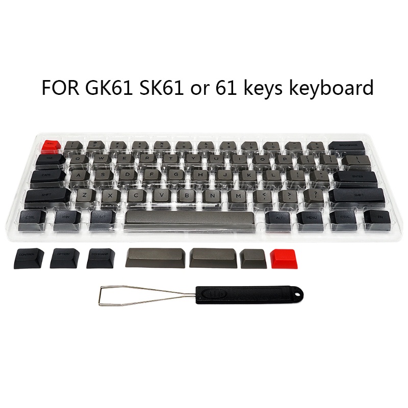 Bàn Phím Cơ 61 Phím Nhiều Màu Sắc Cho GK61 SK61