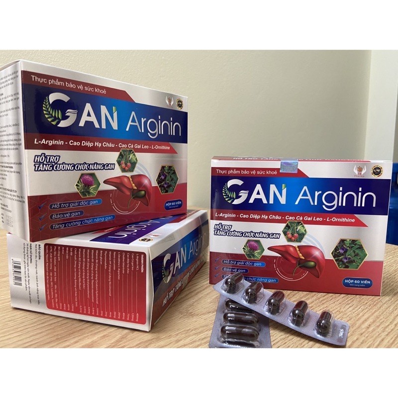 Mát gan giải độc tăng cường sức khoẻ Arginin