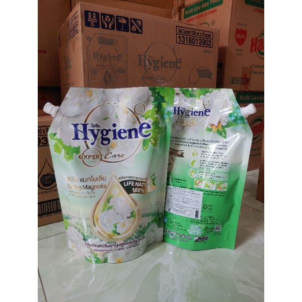 Nước xả vải Hygiene Thailand 1150ml - Spring Magnolia