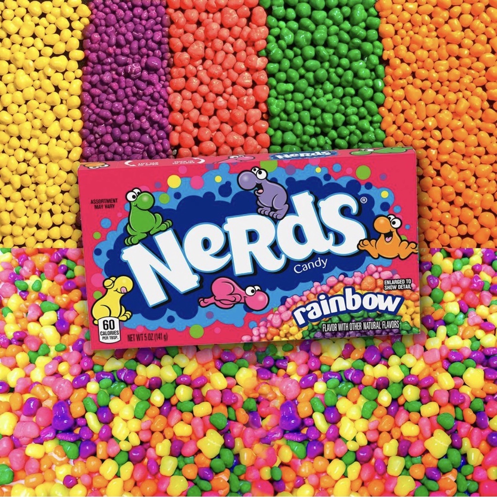 Kẹo cầu vồng Rainbow Nerds 141.7g (Mỹ)