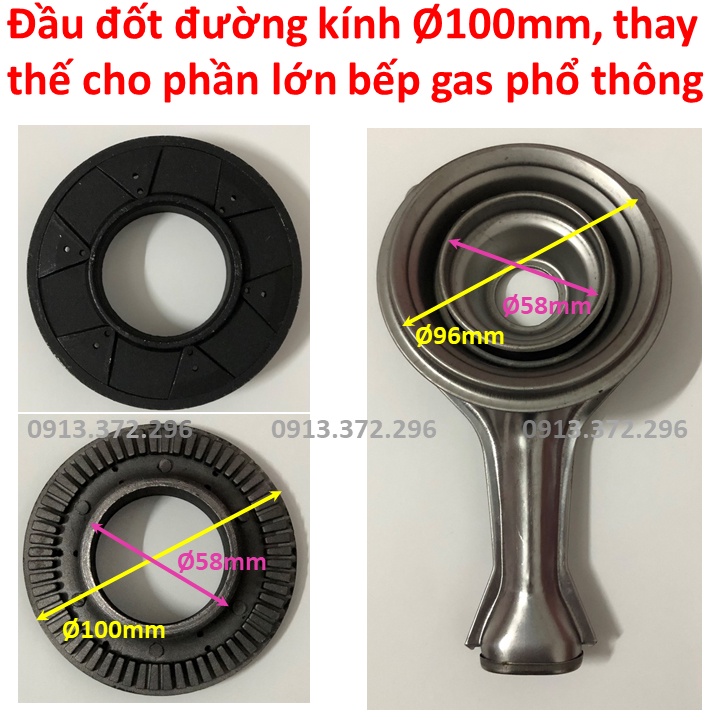 Mâm Chia Lửa Bếp Ga Phổ Thông Ø 10cm