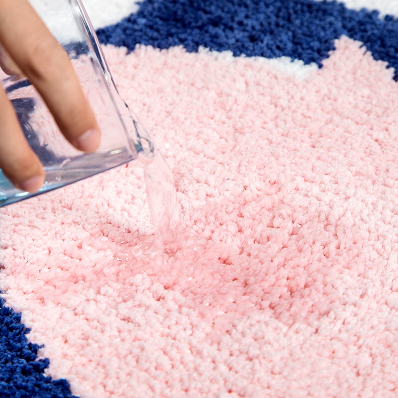 Thảm Lót Sàn Nhà Tắm Dày Thấm Hút Chống Trượt Thiết Kế Đơn Giản Phong Cách Mới