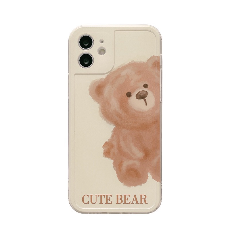 (SIÊU RẺ) Ốp lưng Iphone Cute gấu 6/6plus/6s/6splus/7/7plus/8/8plus/x/xr/xs/11/12/13/pro/max/plus/promax