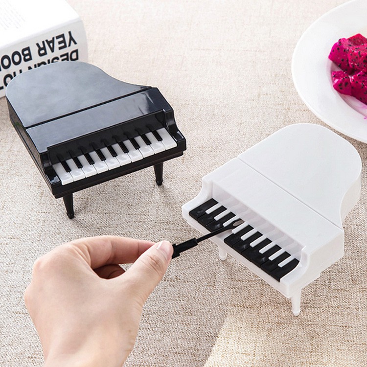 Bộ dĩa ăn hoa quả hình cây đàn piano sáng tạo