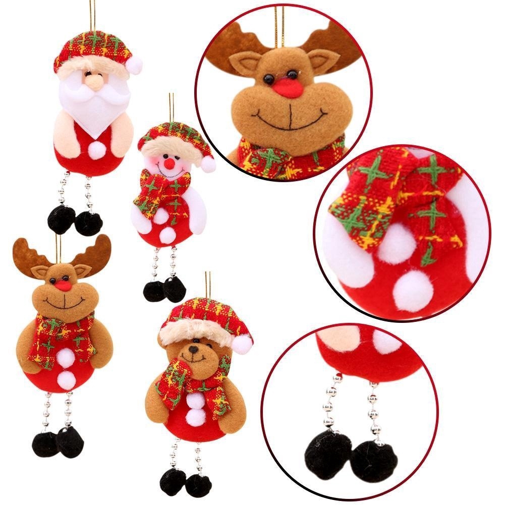 Mặt trang trí hình tuần lộc và ông già Noel đáng yêu
