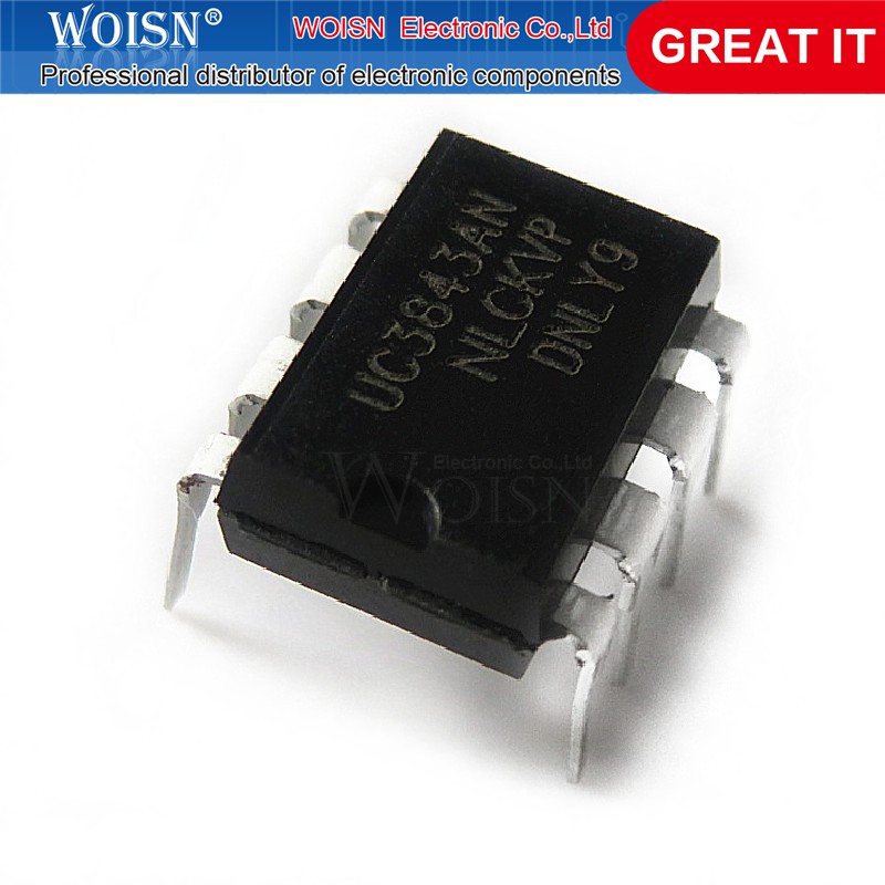 Set 10 linh kiện Ic Uc3843An Uc3843A Uc3843 Dip-8