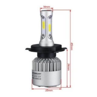 Đèn pha led S2 [ siêu sáng 8000 lumen ]