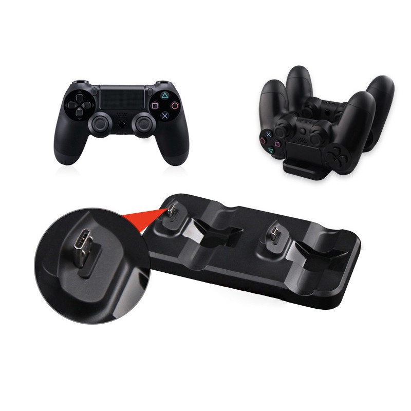 Giá Đỡ + Chuôi SạC USB Cho Tay CầM Chơi Game PS4 Playstation 4