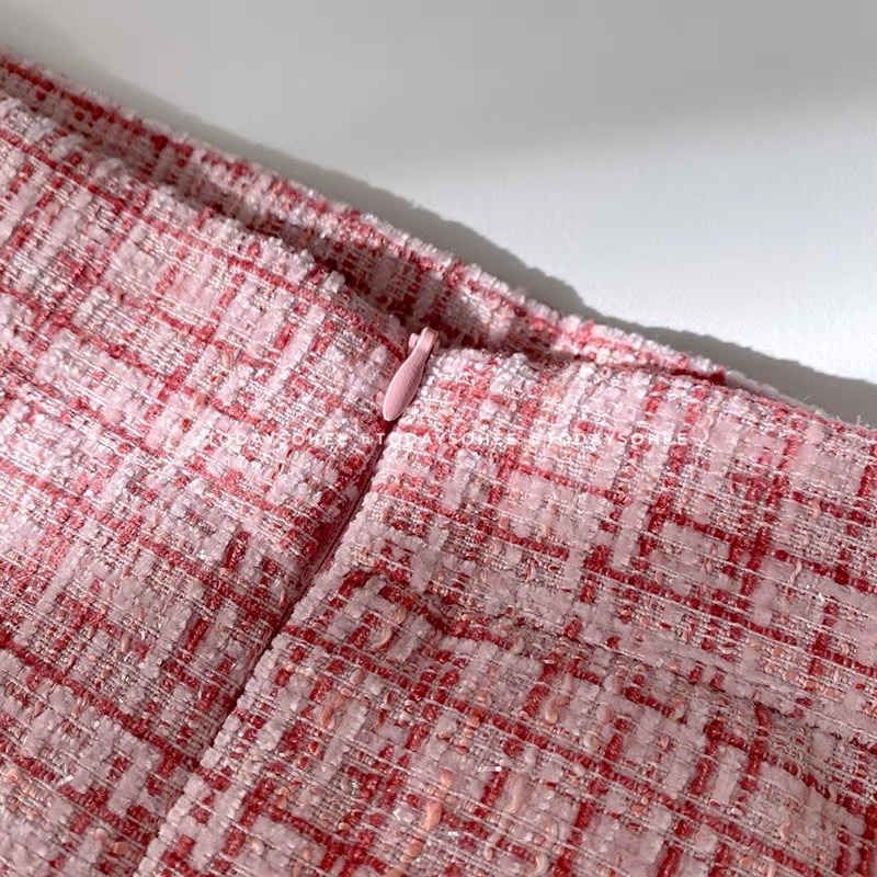 Chân váy tweed nhiều màu